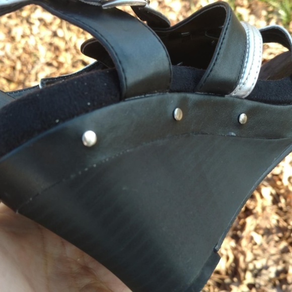 a j valenci wedge ladies sandals - Picture 1 of 6